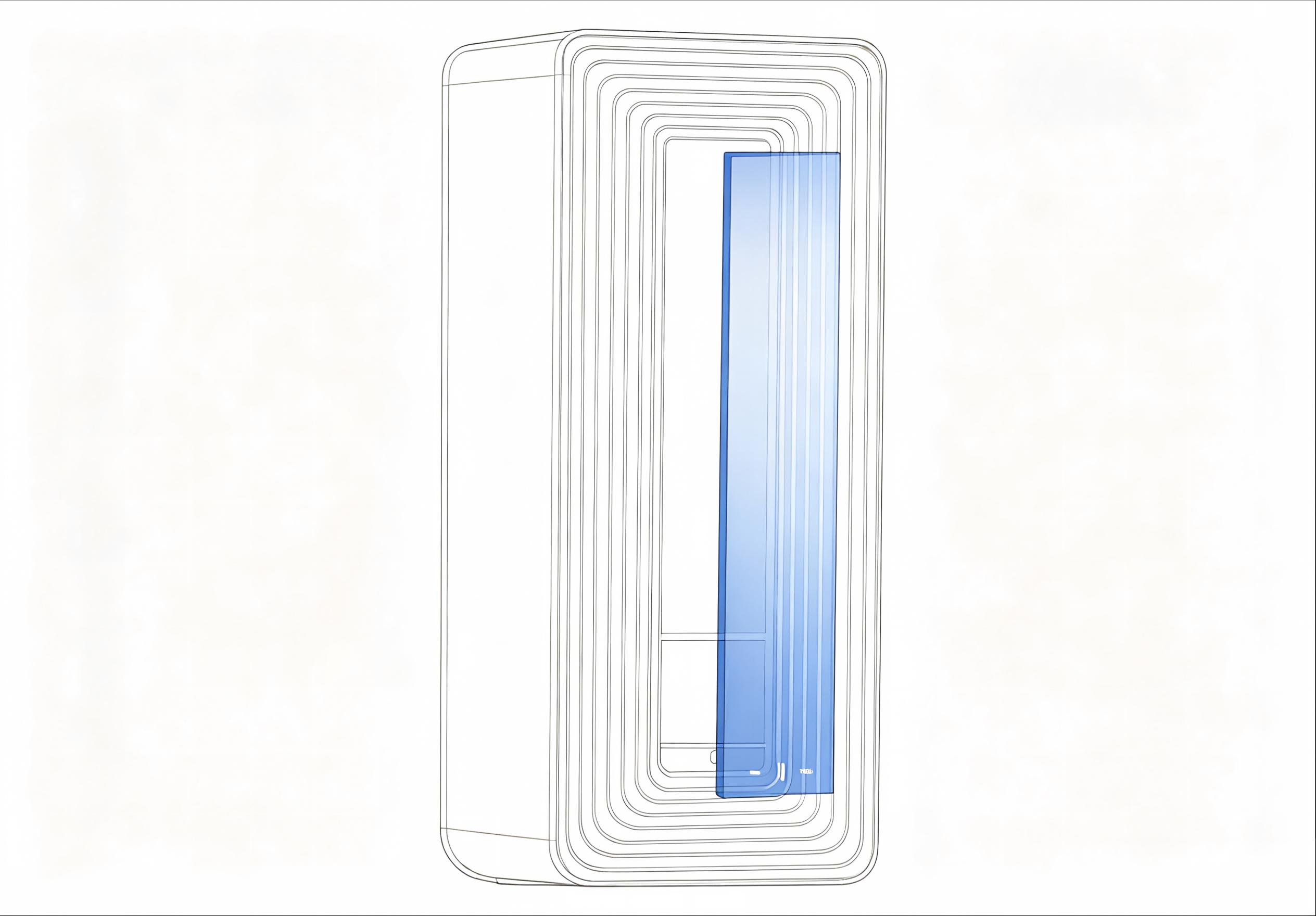 Air Purifier glass panel