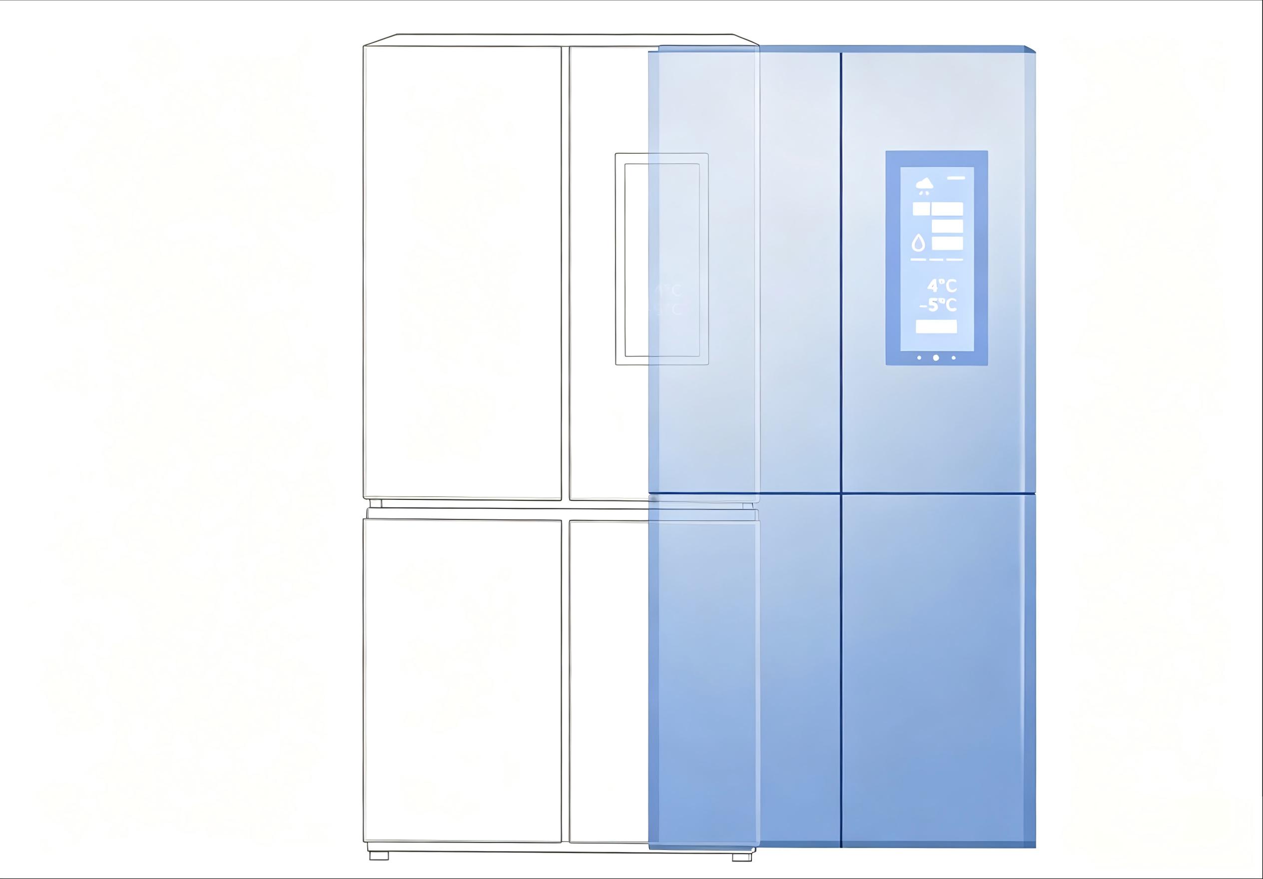 Refrigerator door glass
