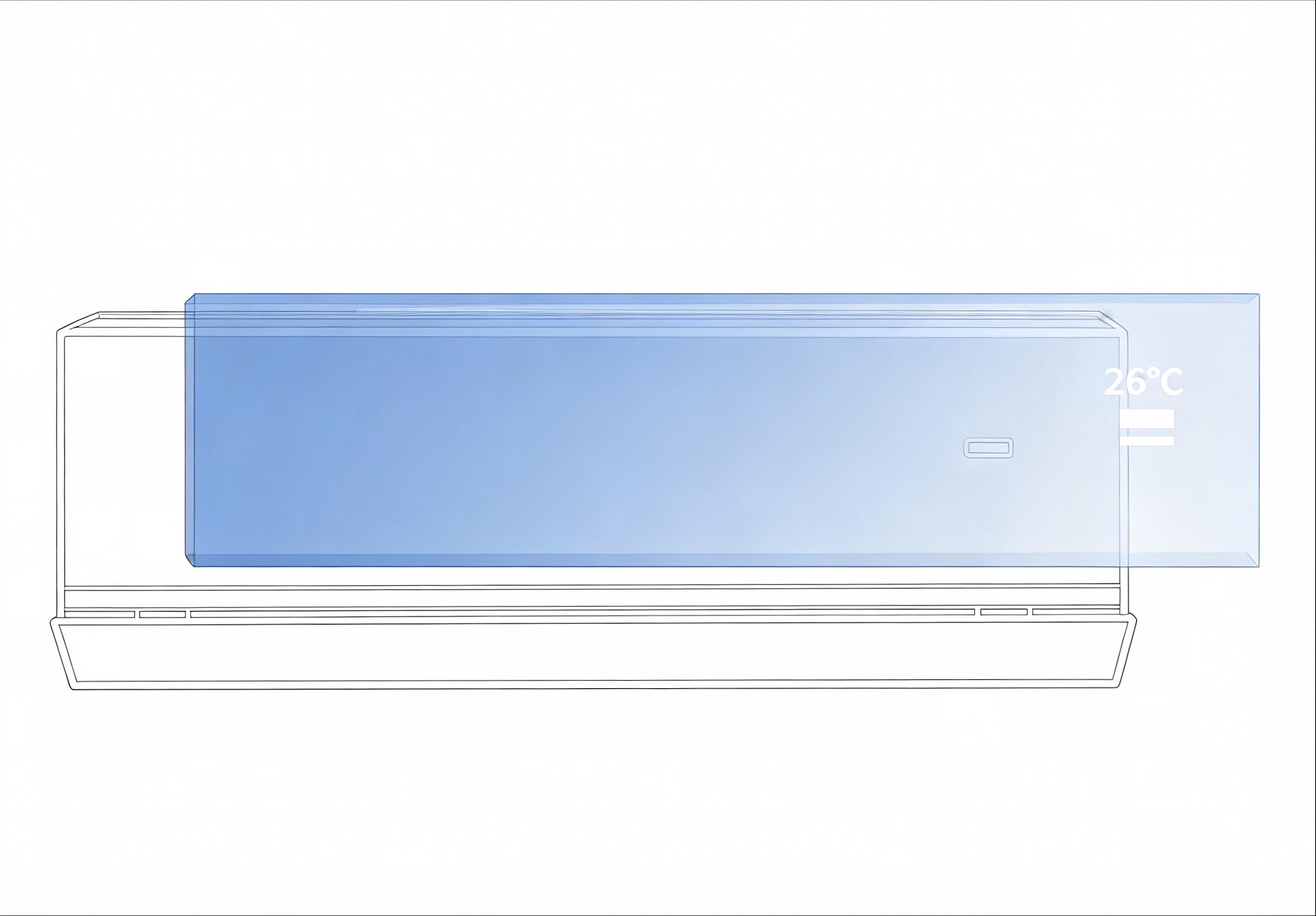 Wall-Mounted air conditioner panel