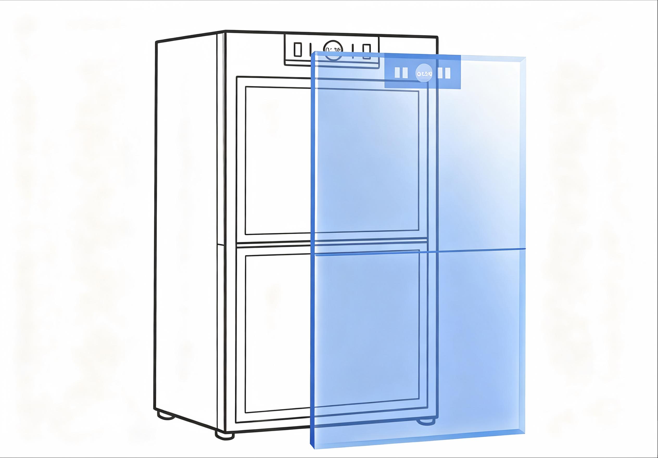 Disinfection Cabinet Glass Panel