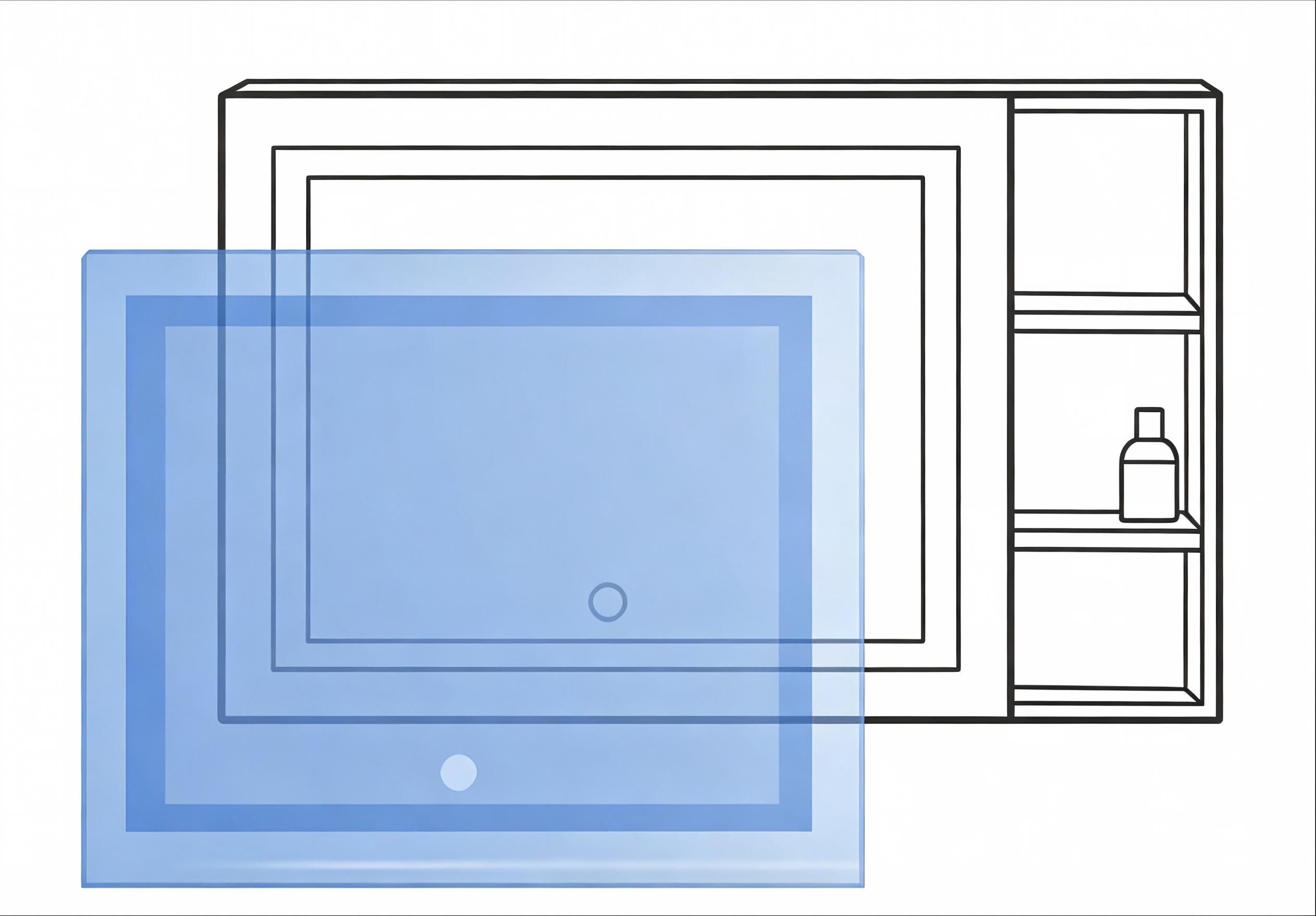 Smart Magic Mirror Glass